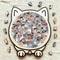Cat Wooden Puzzle 135Piece Irregular Jigsaw Unique Shape Cat Lover Gift 3