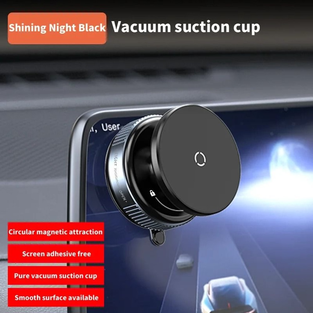 K009 Magnetic Vacuum Phone Holder Foldable 360 Rotating Car And Multi Surface Mount 7