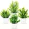 Artificial Bonsai Plant Mini Potted Green Tree Decor For Home And Office 2