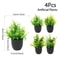 Artificial Bonsai Plant Mini Potted Green Tree Decor For Home And Office 7