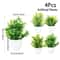 Artificial Bonsai Plant Mini Potted Green Tree Decor For Home And Office 8