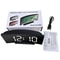 LED Digital Alarm Clock Large Display With Temperature Calendar Nightlight 1