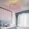 Modern Crystal Branch Chandelier Pink Blue Teardrop Ceiling Light 4