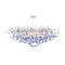 Modern Crystal Branch Chandelier Pink Blue Teardrop Ceiling Light 13