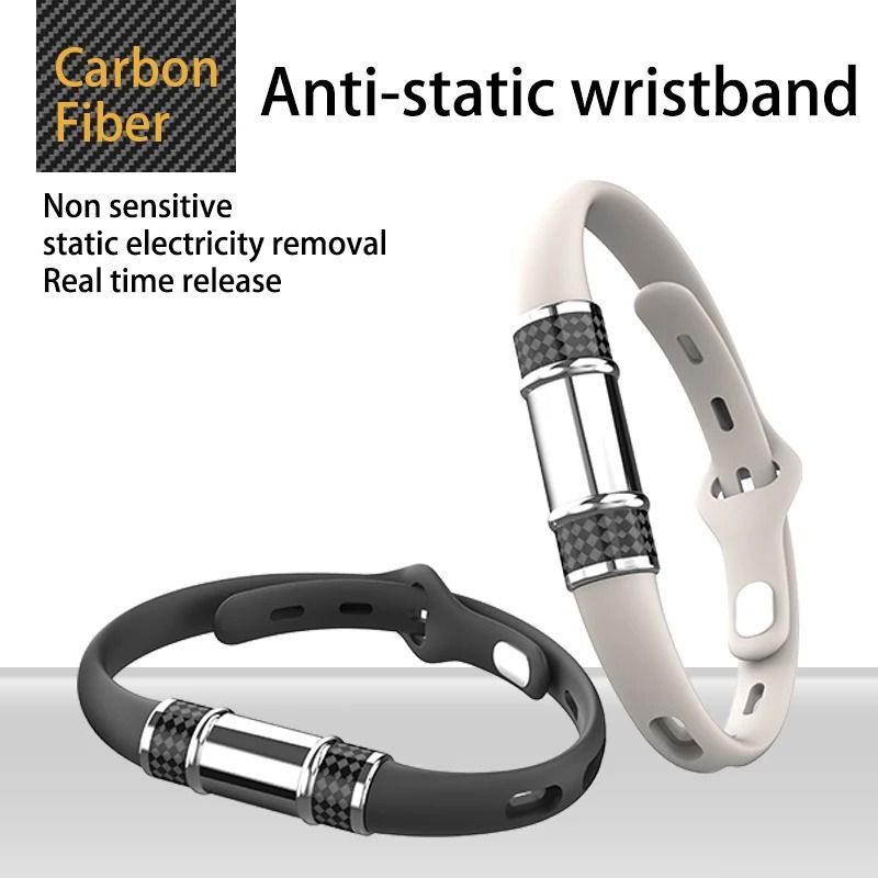Anti Static Wrist Strap Grounding Bracelet ESD Electrostatic Discharge Band With Key Ring 0