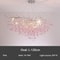 Modern Crystal Branch Chandelier Pink Blue Teardrop Ceiling Light 20