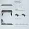6 In 1 Foldable Laptop Stand Adjustable Multi Angle Portable Desk Riser 4
