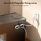 Magnetic Cable Organizer Ties 6PCS Adjustable Wire Management Straps 433in 2