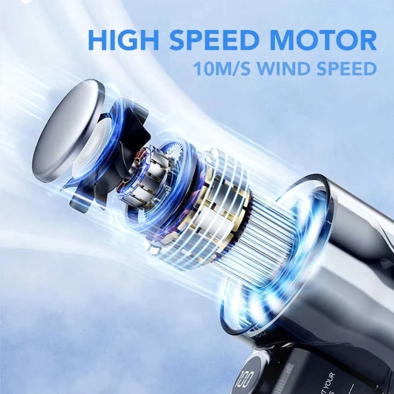 Semiconductor Cooling Handheld Fan 3000mAh Portable Ice Chill Mini Fan 4