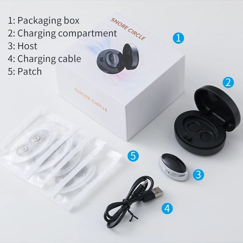 Smart Magnetic Anti Snoring Device EMS Nose Clip Sleep Aid 5