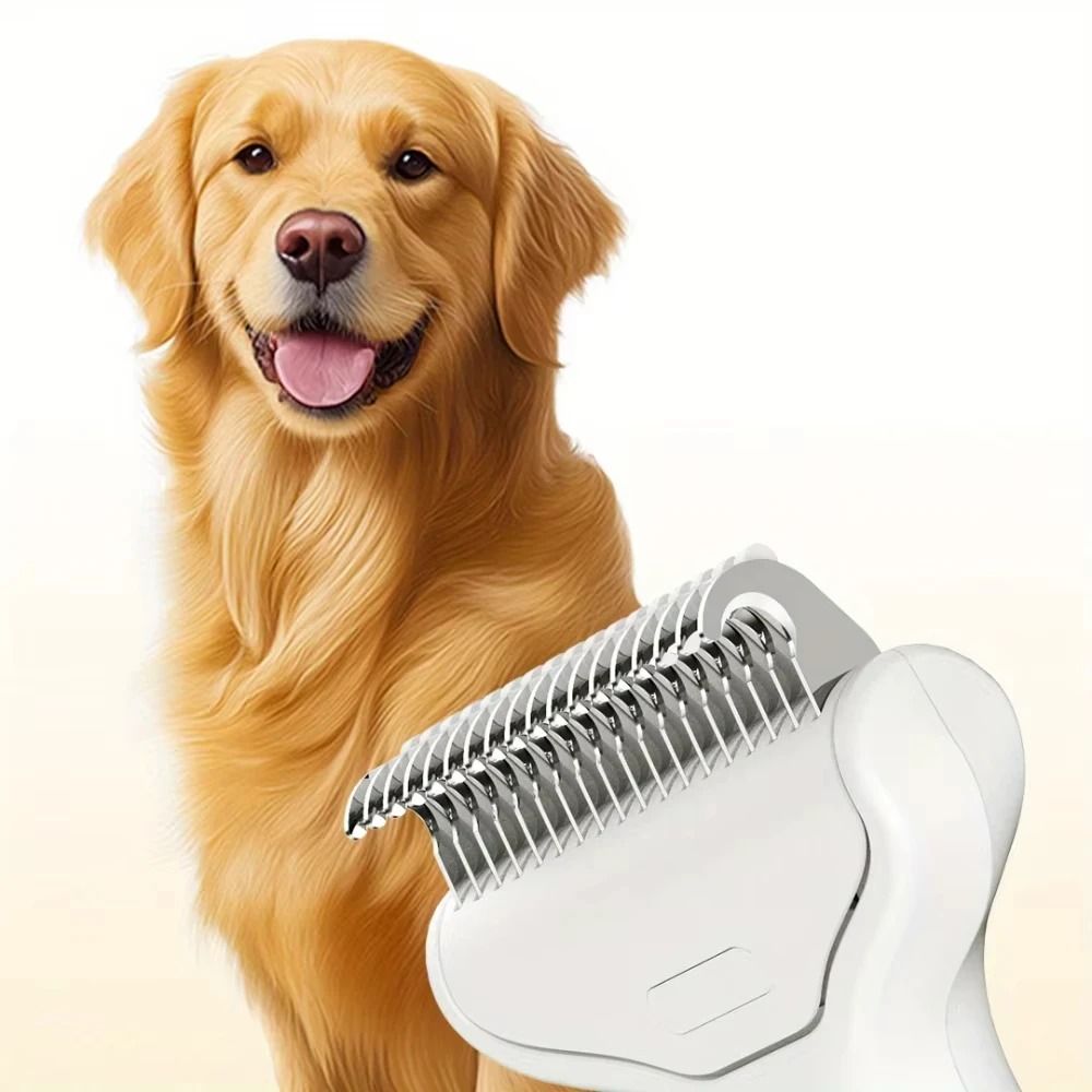 Stainless Steel Dog Dematting Comb Pet Grooming Hair Remover Brush 5