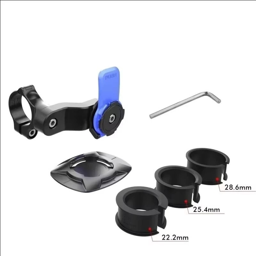 Magnetic Vacuum Phone Mount 360 Rotating Folding Motorcycle Bike Holder 6
