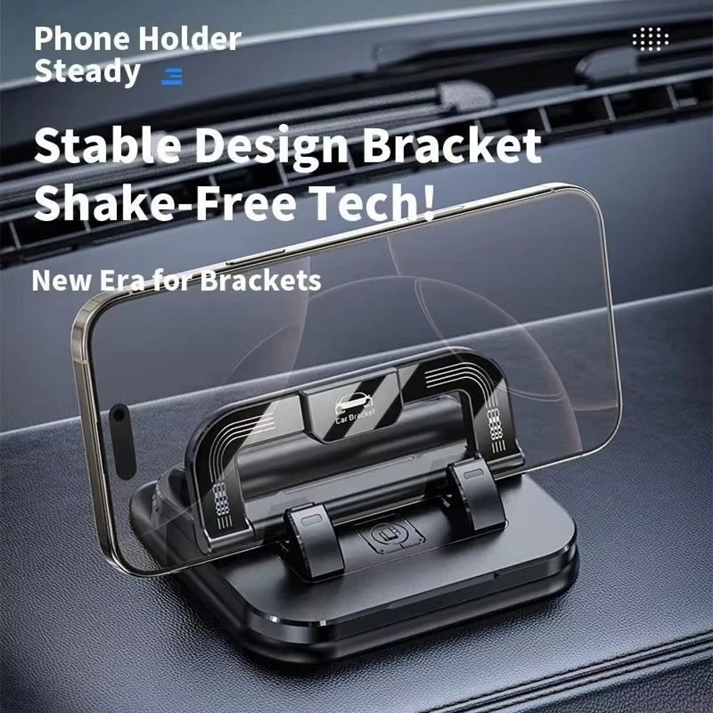 360 Rotating Magnetic Car Phone Holder Vacuum Suction Dashboard Mount 2