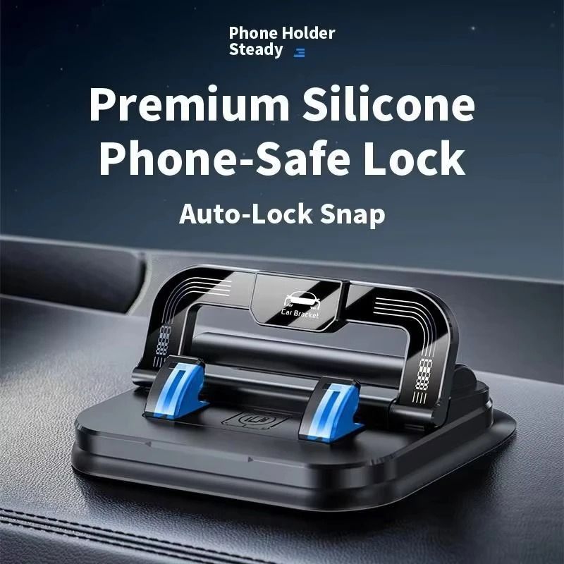360 Rotating Magnetic Car Phone Holder Vacuum Suction Dashboard Mount 3