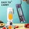 12 Blade Portable USB Blender 450ML Electric Juicer Cup With 3 Speed Ice Crushing 2