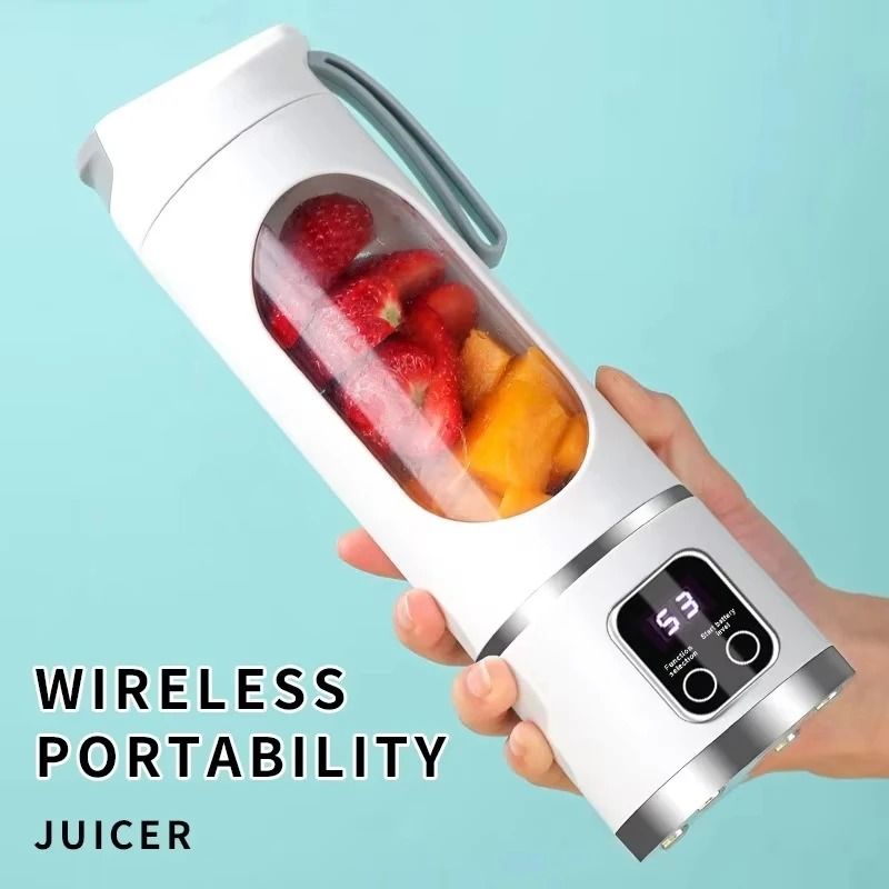 12 Blade Portable USB Blender 450ML Electric Juicer Cup With 3 Speed Ice Crushing 3
