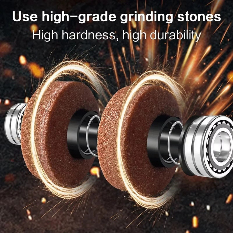 Rechargeable Electric Knife Sharpener Portable USB Quick Sharpening Tool With Non Slip Base 4