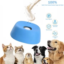 anti choking slow feeder dog bowl lick mat non slip treat feeding toy