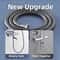 Flexible Silicone Shower Hose 15M2M AntiWinding High Pressure Replacement Tube 2