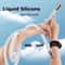 Flexible Silicone Shower Hose 15M2M AntiWinding High Pressure Replacement Tube 3