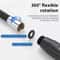 Flexible Silicone Shower Hose 15M2M AntiWinding High Pressure Replacement Tube 6