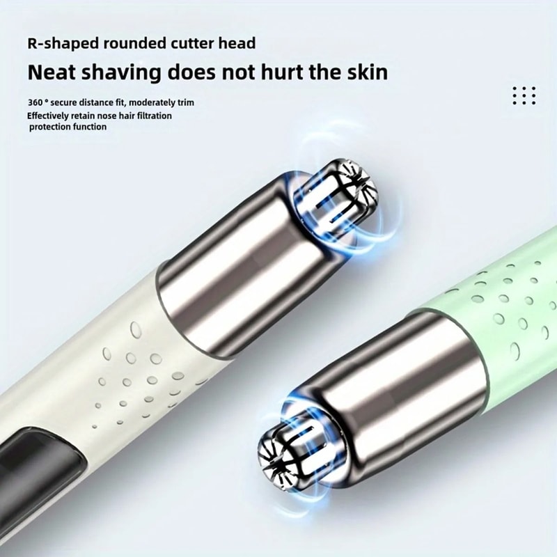 Mini Electric Nose Hair Trimmer Rechargeable Ear And Eyebrow Grooming Tool 2