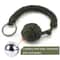 Tactical Paracord Self Defense Keychain With Steel Ball Monkey Fist 0