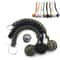Black Tactical Monkey Fist Self Defense Keychain With Steel Core 0