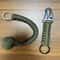 Black Tactical Monkey Fist Self Defense Keychain With Steel Core 14