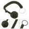 Black Tactical Monkey Fist Self Defense Keychain With Steel Core 3