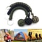 Black Tactical Monkey Fist Self Defense Keychain With Steel Core 4
