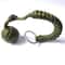 Black Tactical Monkey Fist Self Defense Keychain With Steel Core 8