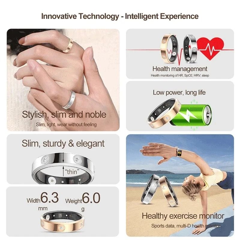 Xiaomi Smart Ring HR01 Ultra Slim Fitness Tracker Ring With Heart Rate And Sleep Monitoring 2