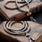 Heavy Steel Buddha Bead Tactical Bracelet Necklace For Everyday Carry Protection 4