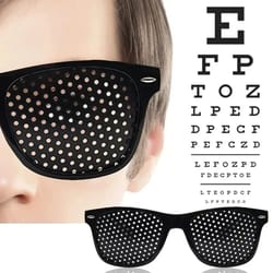 anti fatigue pinhole glasses for eye strain relief and vision focus training
