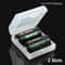Compact 2 Slot CR123A And 16340 Battery Storage Case With Clear Protective Design 3