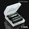 Compact 2 Slot CR123A And 16340 Battery Storage Case With Clear Protective Design 3