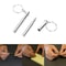 Mini Stainless Steel Telescopic Keychain Pen For Everyday Carry Writing 1