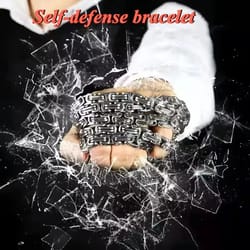 dragonguard stainless steel self defense bracelet whip 1m tactical chain