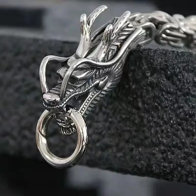 DragonGuard Stainless Steel Self Defense Bracelet Whip 1M Tactical Chain 3