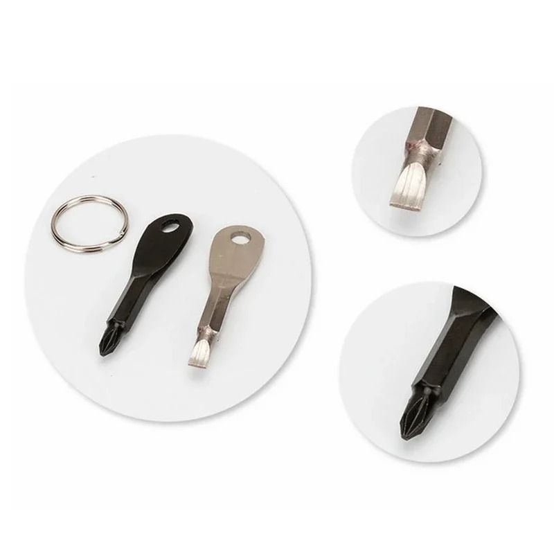 Multifunction Keychain Screwdriver Tool With Safety Cone And EDC Utility Design 4