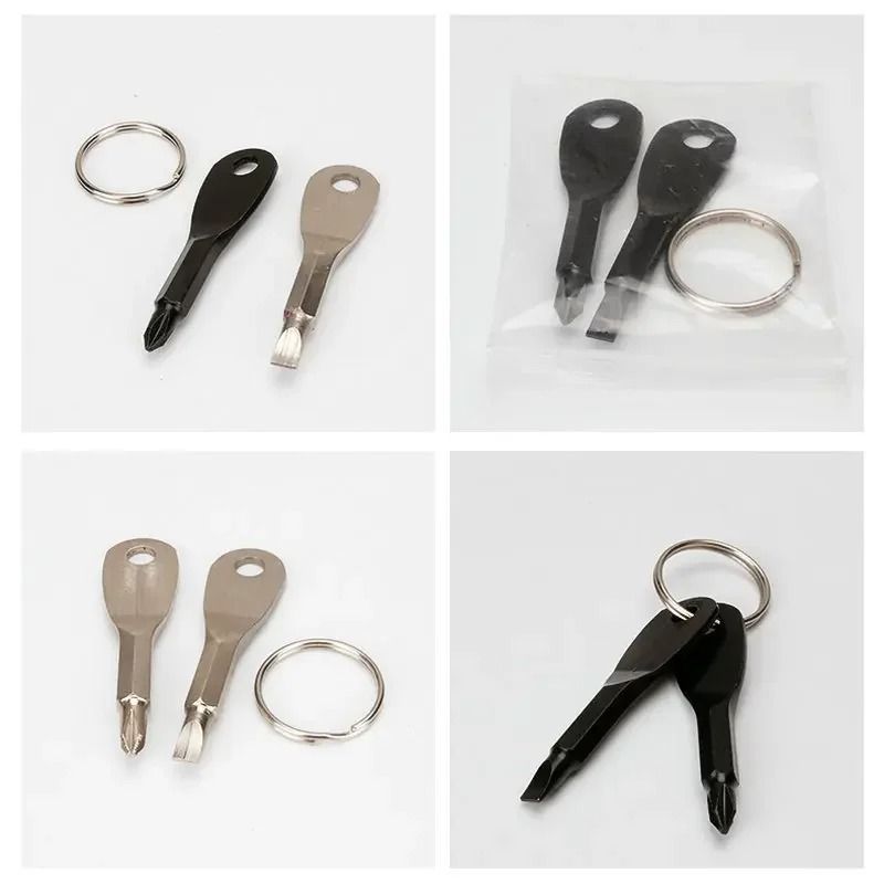 Multifunction Keychain Screwdriver Tool With Safety Cone And EDC Utility Design 5