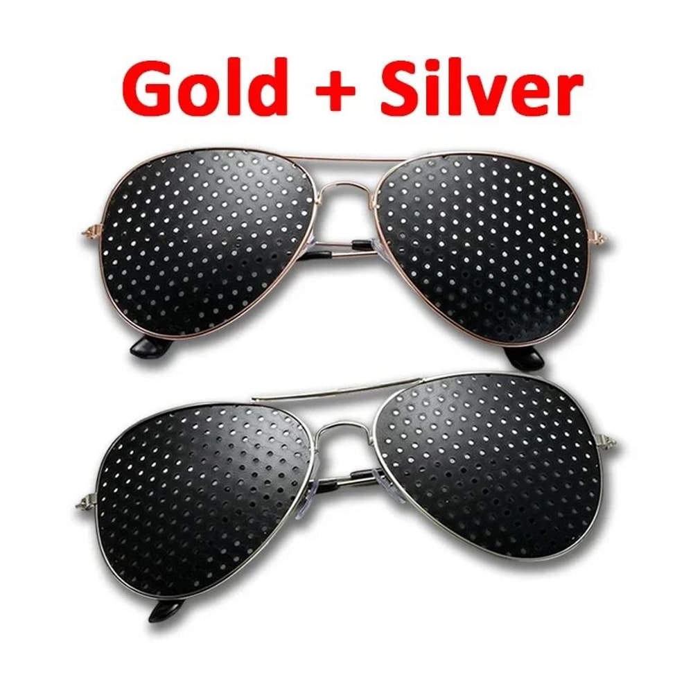 Anti Fatigue Pinhole Glasses For Eye Strain Relief And Focus Training 5