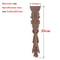 RUNBAZEF Carved Oak Wood Applique Decorative Corner Onlay For Furniture And DIY Crafts 14
