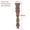 RUNBAZEF Carved Oak Wood Applique Decorative Corner Onlay For Furniture And DIY Crafts 16