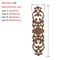 RUNBAZEF Carved Oak Wood Applique Decorative Corner Onlay For Furniture And DIY Crafts 1