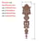 RUNBAZEF Carved Oak Wood Applique Decorative Corner Onlay For Furniture And DIY Crafts 5