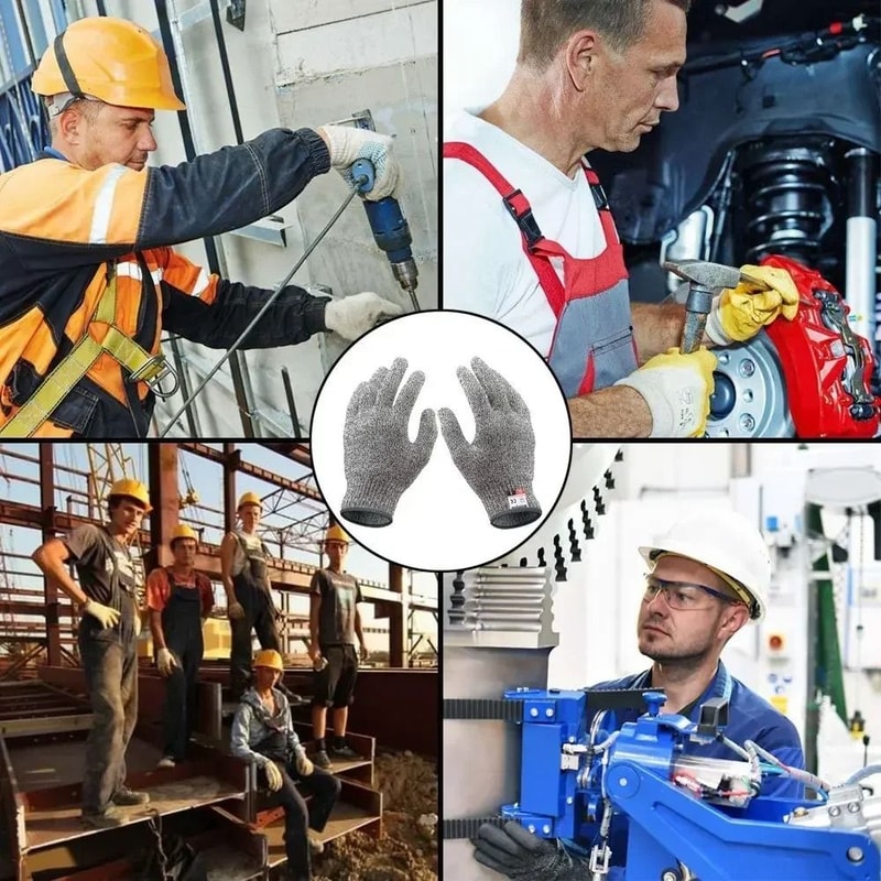Level 5 HPPE Cut Resistant Gloves For Kitchen Work And Outdoor Protection 1