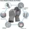 Level 5 HPPE Cut Resistant Gloves For Kitchen Work And Outdoor Protection 3