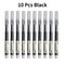 05mm Needle Tip Gel Pen Set For Smooth Writing And Precision Notes 10